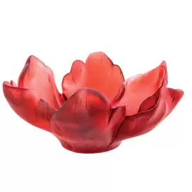 Мелочница из хрусталя "Tulip" красная