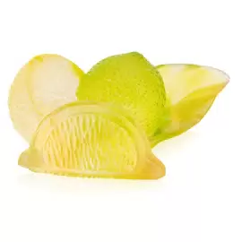 Хрустальная скульптура "Citrus" желтая