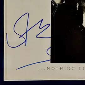 Пластинка "Nothing Like The Sun" с автографом музыканта и певца Стинга