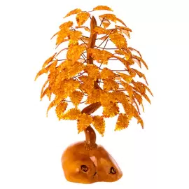 Souvenir made of amber "Money tree"