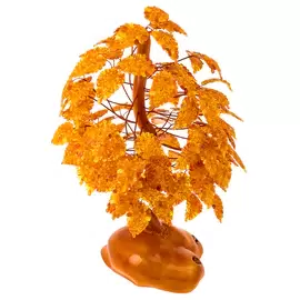 Souvenir made of amber "Money tree"