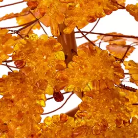 Souvenir made of amber "Money tree"