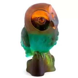 Хрустальная скульптура " Edwige Owl" разноцветная