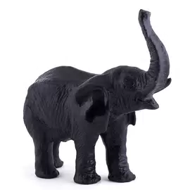 Хрустальная скульптура "Elephant" черная