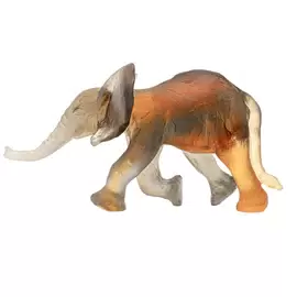 Хрустальная скульптура "Elephant Savana" малая, коричневая