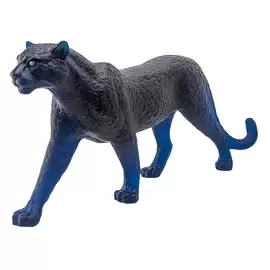Хрустальная скульптура "Florida Panther" синяя