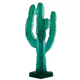 Хрустальная скульптура "Jardin De Cactus" зеленая
