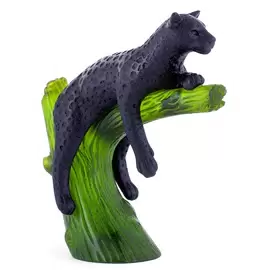 Хрустальная скульптура "Panther On Tree" разноцветная