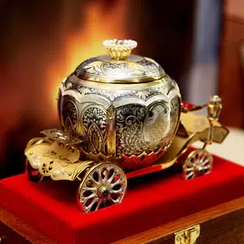 Шкатулка ювелирная из серебра "Как в сказке"