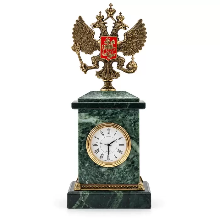 Table clock "Coat of Arms of Russia"
