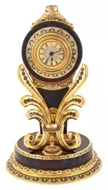 Настольные часы "Фантазия" яшма, Златоуст