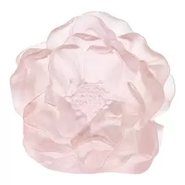 Хрустальный цветок "Camelia" розовый