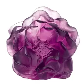 Хрустальный цветок "Camelia" фиолетовый