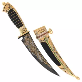 Нож "Восточный" дамасская сталь, Златоуст