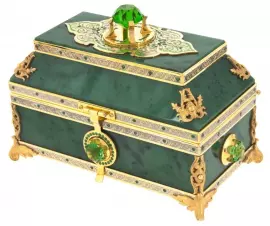 Ларец "Звезда востока" нефрит, Златоуст