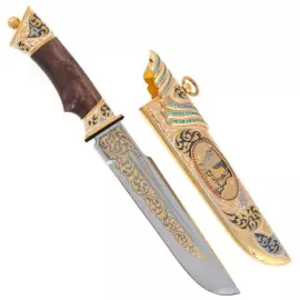 Нож украшенный "Олень" Златоуст
