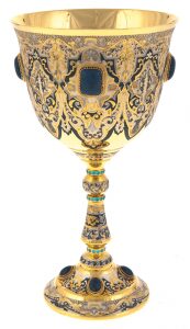 Cup "Inspiration" lapis lazuli, Zlatoust