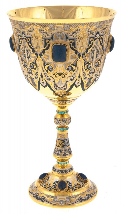Cup "Inspiration" lapis lazuli, Zlatoust