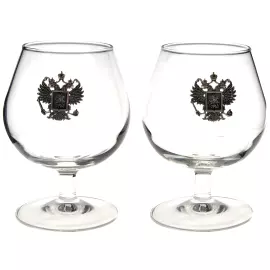 A set of glasses for cognac "Derzhava" for 2 persons