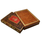 Leather-bound book "The History of medieval Medicine" (in a case)