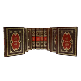 Подарочные книги в кожаном переплете "Сказки народов мира" (10 томов)