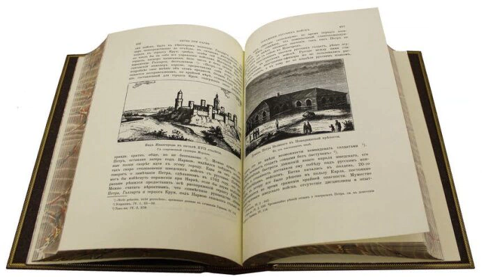 Gift book "The History of Peter the Great" (in a case)