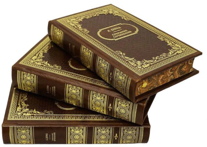 Подарочные книги "А. Дюма. Собрание сочинений" в 15 томах