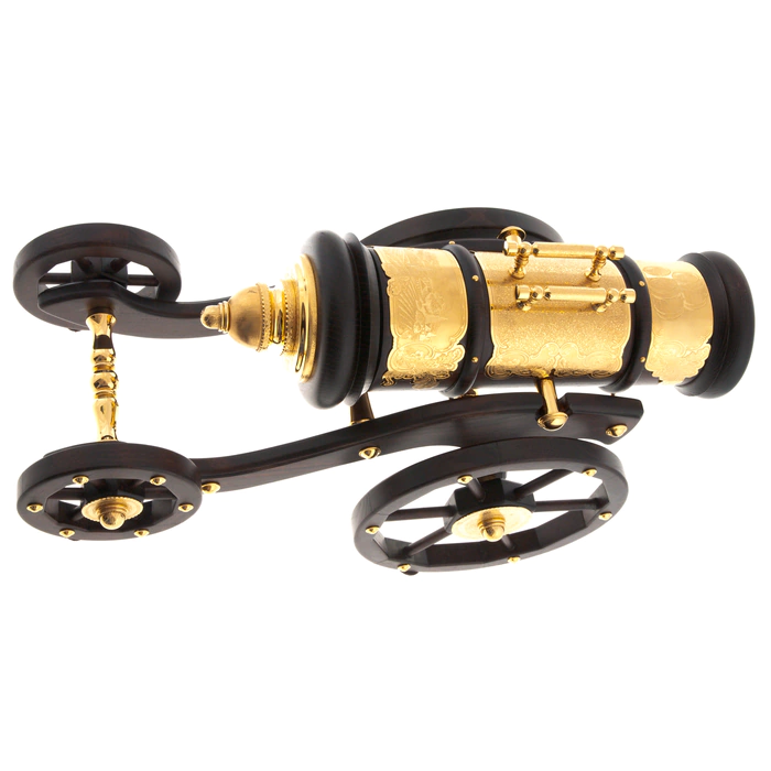 Mini-bar "Tsar cannon" in gold, Zlatoust
