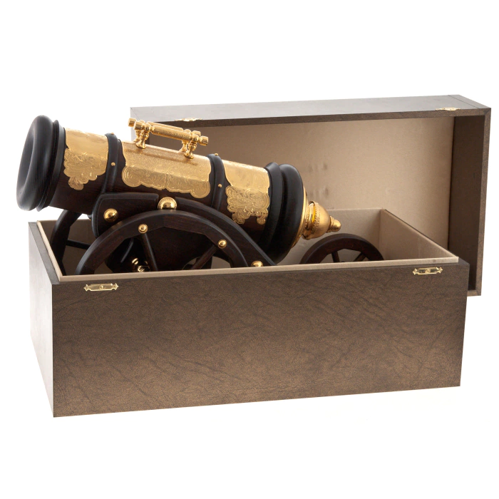Mini-bar "Tsar cannon" in gold, Zlatoust