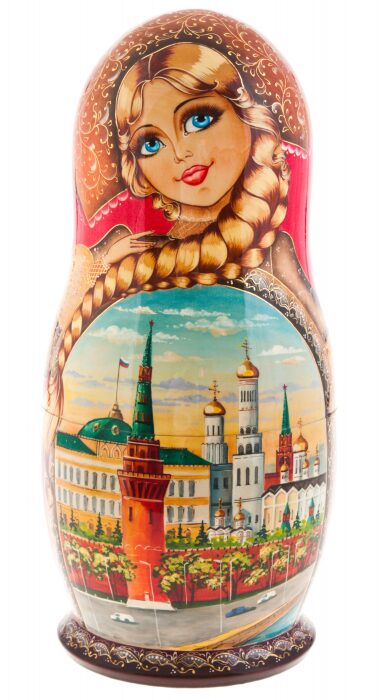 Matryoshka doll for 20 seats "Kremlin Embankment" (35 cm)