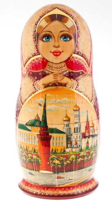 Matryoshka doll for 15 seats "Moscow Kremlin" (33 cm)