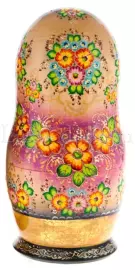 Матрёшка на 10 мест "Кружева" 25 см