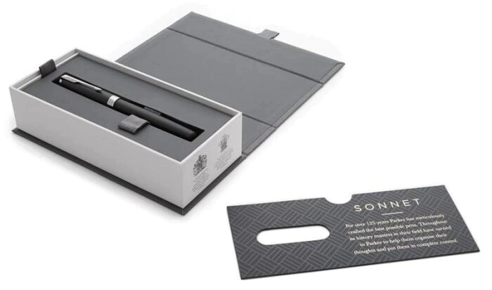 Fountain pen "Sonnet Core" Matte Black CT F
