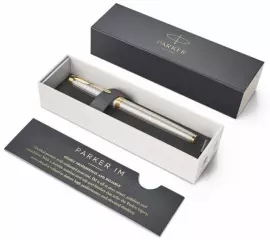 Fountain pen "IM Premium" Grey GT F