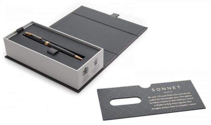 Ballpoint pen "Sonnet Core" LaqBlack GT M