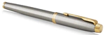 Fountain pen "IM Core" Brushed Metal GT F