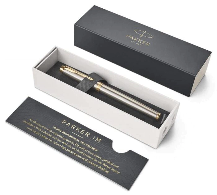 Fountain pen "IM Core" Brushed Metal GT F