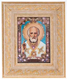 Икона "Николай Угодник" (живопись)