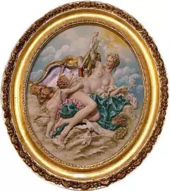 Барельеф "Венера и купидон" в цвете