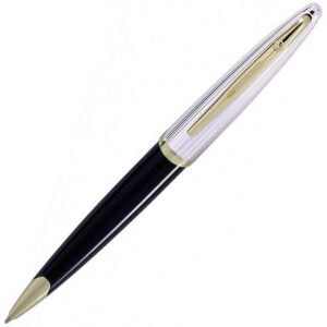 Ballpoint pen "Carene" De Luxe Black Silver GT M