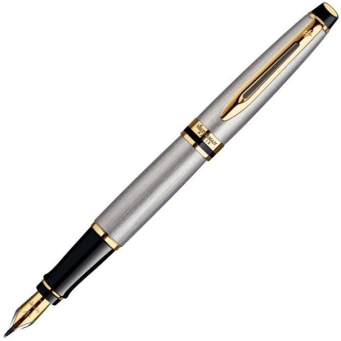 Fountain pen "Expert 3" Stainless Steel GT F