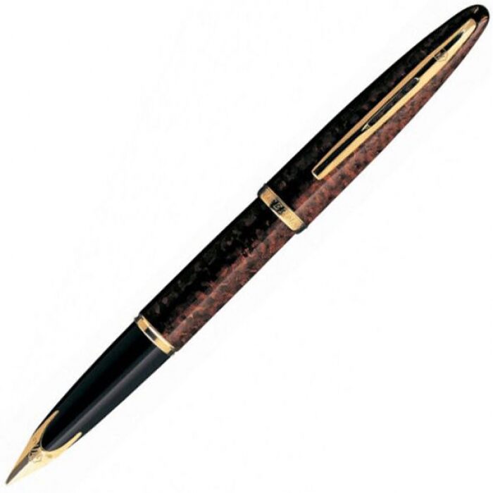 Fountain pen "Carene" Amber GT F