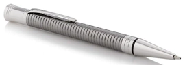 Ballpoint pen "Duofold" Prestige Ruthenium Chiselled CT M