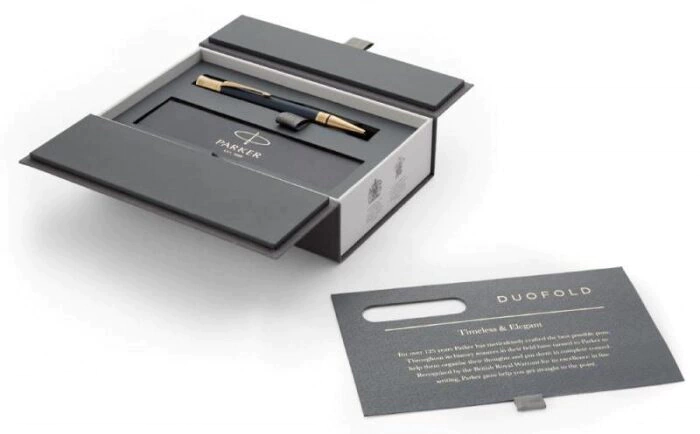 Ballpoint pen "Duofold" Prestige Blue Chevron GT M