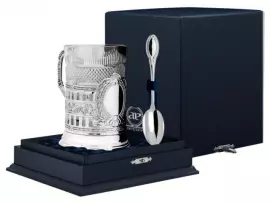 Silver cup holder "Stamped. The Emperor"