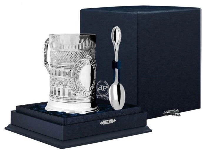 Silver cup holder "Stamped. The Emperor"