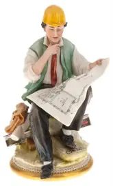 Статуэтка "Строитель" Статуэтка "Строитель"