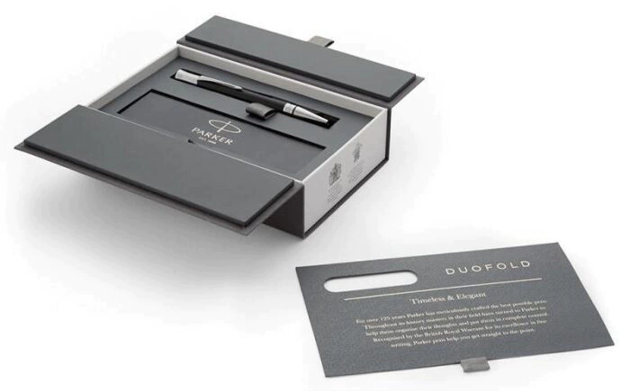 Ballpoint pen "Duofold" Black CT M