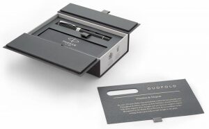 Ручка перьевая "Duofold" Centennial Black CT F