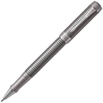 Roller pen "Duofold" Prestige Ruthenium Chiseled CT F